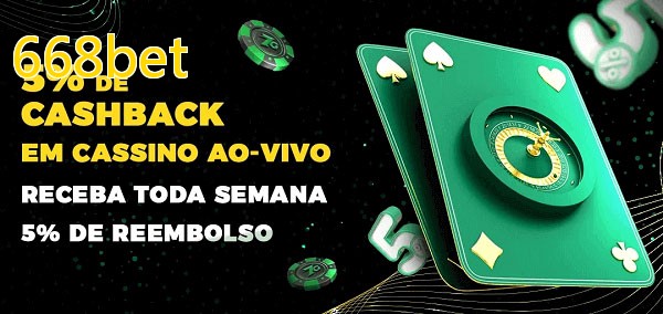 Promoções do cassino ao Vivo 668bet